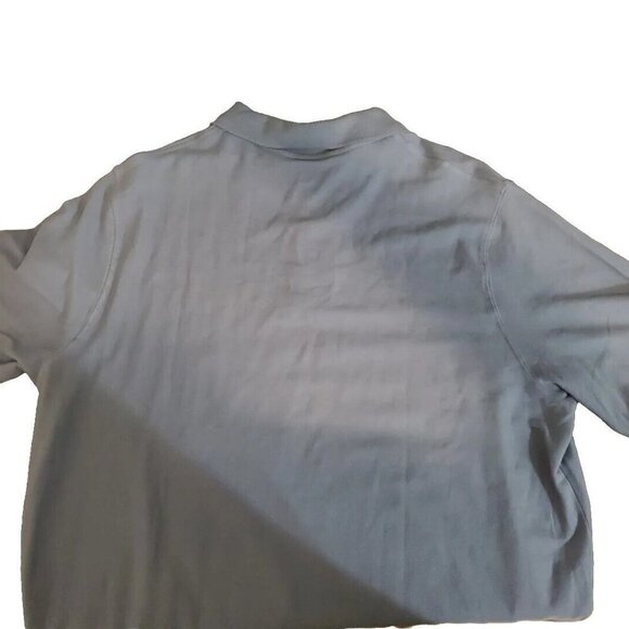 HB Harbor Bay Mens Polo Size 2XL Tall Blue Short Sleeve Shirt - Picture 4 of 4